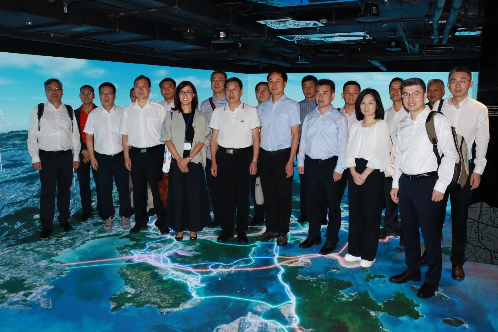Photo of Guangzhou Municipal People’s Government visited the City Gallery on 15 August 2024