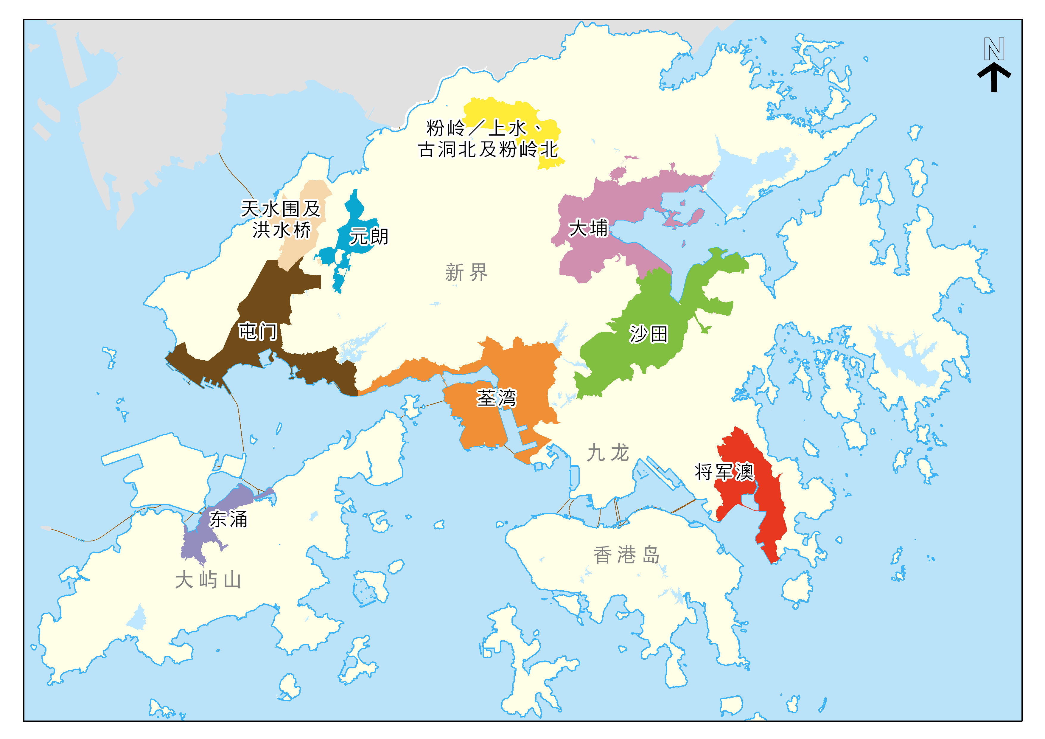 香港地图