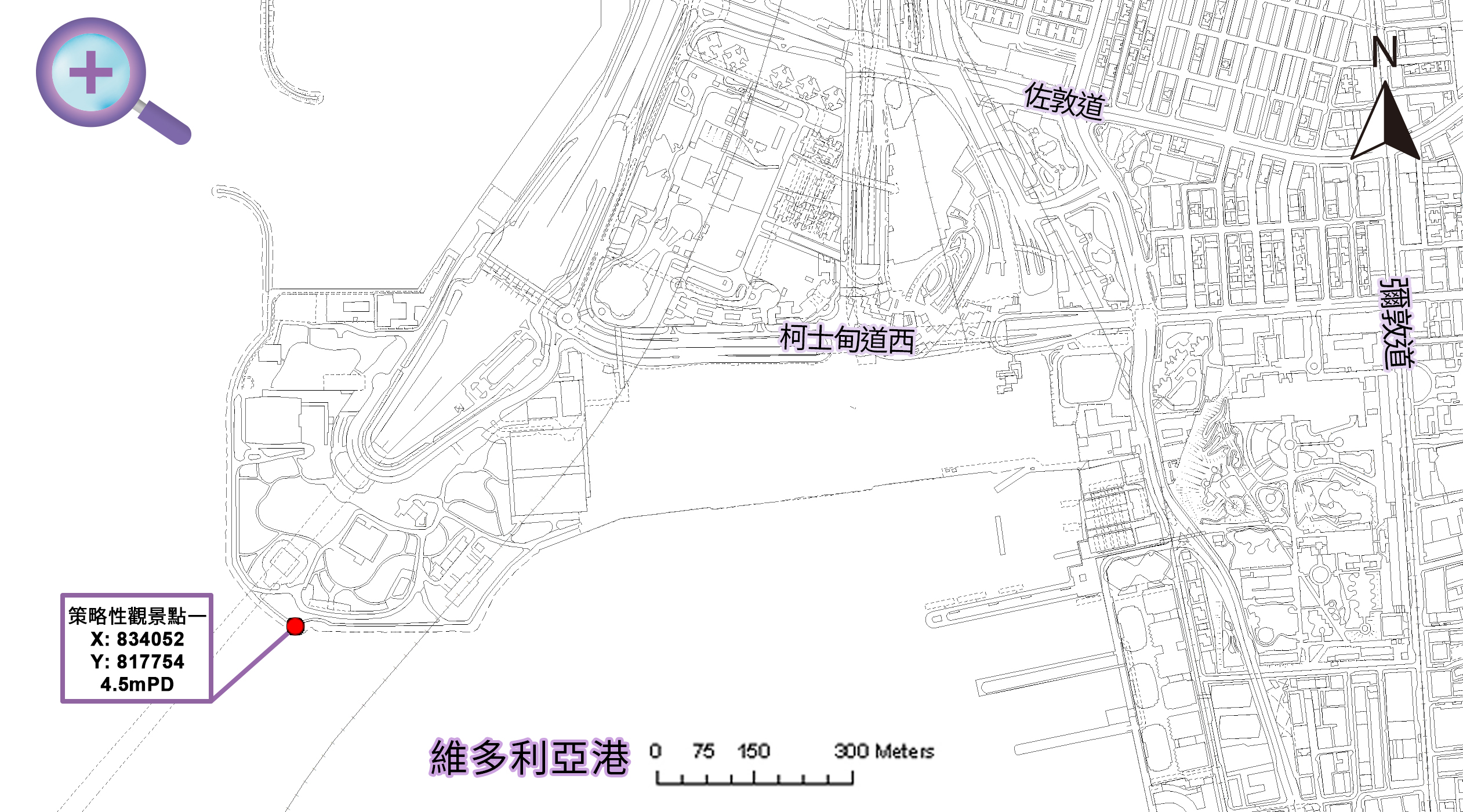 策略性觀景點1遠距地圖