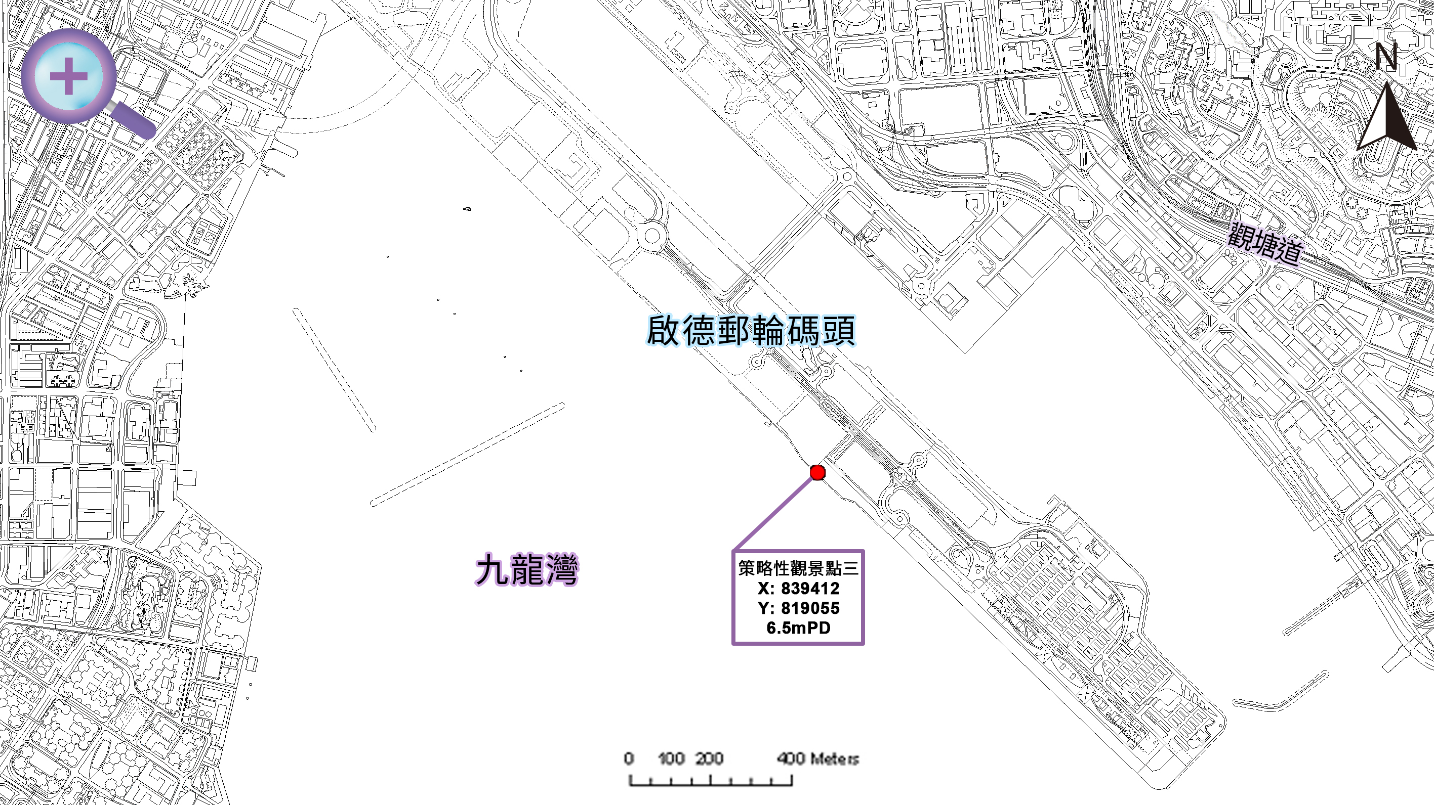策略性觀景點3遠距地圖