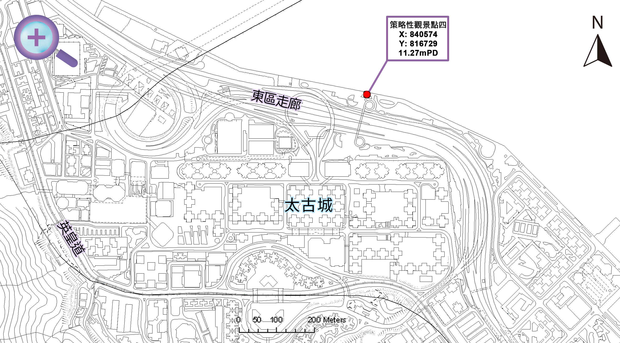 策略性觀景點4遠距地圖