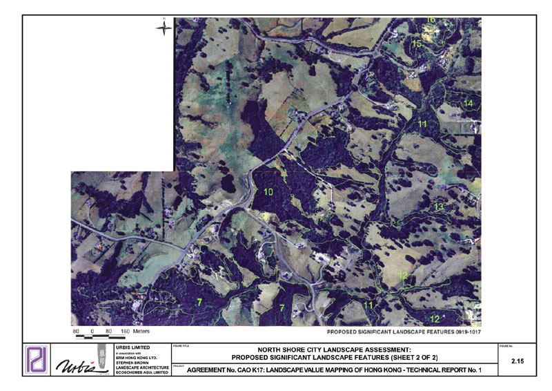Figure 2.15 North Shore City Landscape Assessment - Proposed Significant Landscape Features (Sheet 2 of 2)