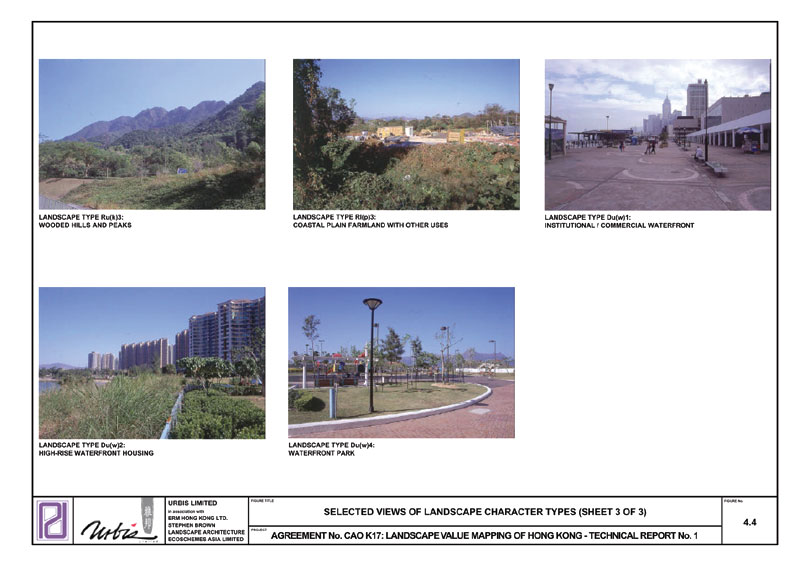 Figure 4.4 Selected Views of Landscape Character Types (Sheet 3 of 3)