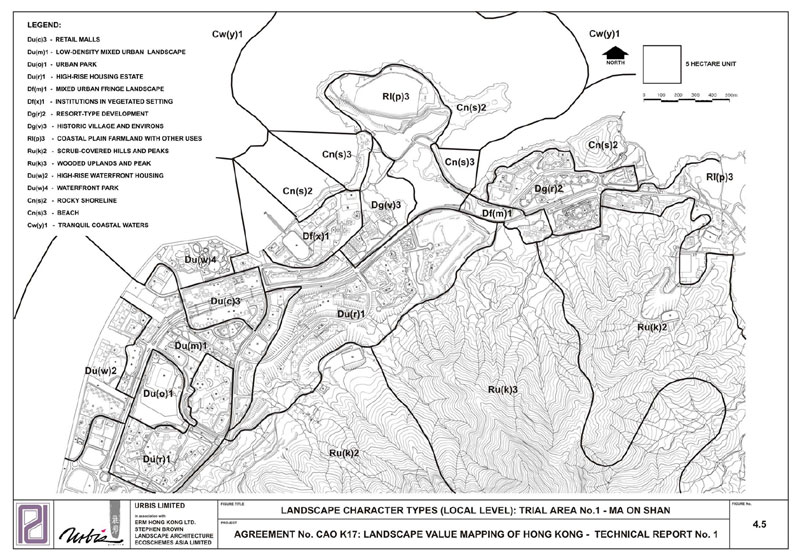 Figure 4.5 Trial Area No. 1 - Ma On Shan