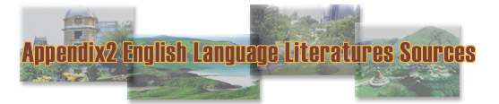 Appendix 2 English Language Literature Sources